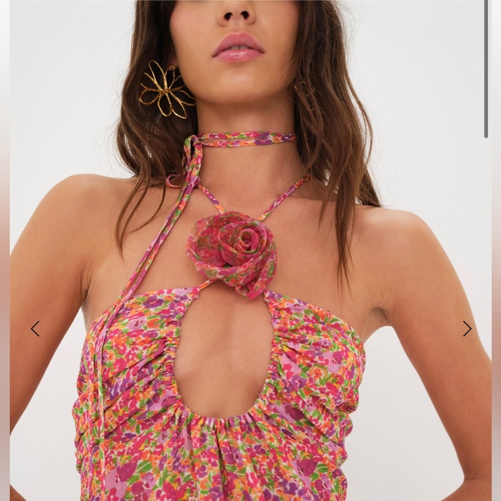 For Love and Lemons Size M Suzette Maxi dress, worn once! - Picture 5 of 6